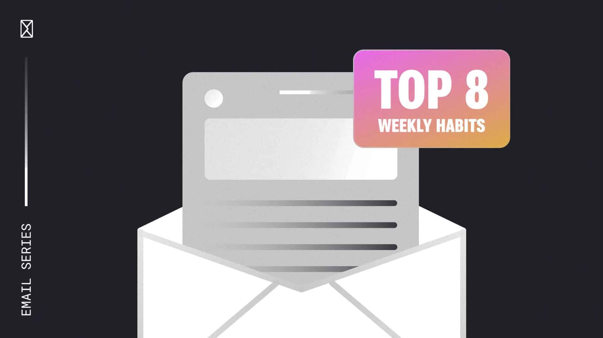 Weekly habits parallax
