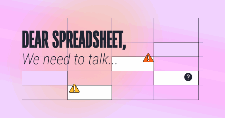 Dear Spreadsheets, we need to talk
